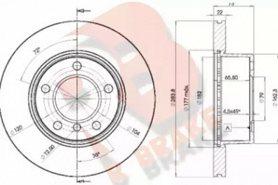 R BRAKE 78rbd24629 -